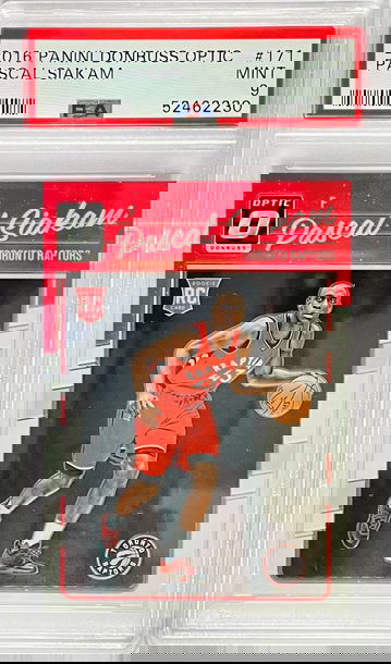 2016 Panini Donruss Optic Pascal Siakam RC #171 PSA 9 MINT