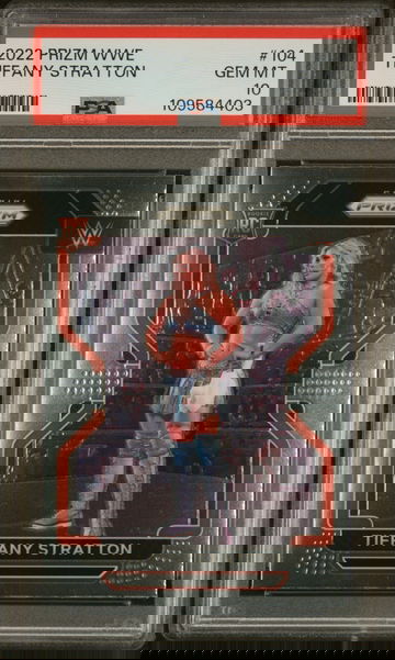  Tiffany Stratton 2022 Panini Prizm WWE #104 PSA 10