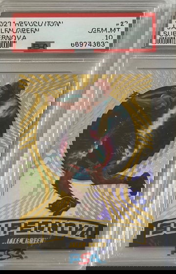 2021 Revolution Jalen Green Supernova RC PSA 10 Rockets