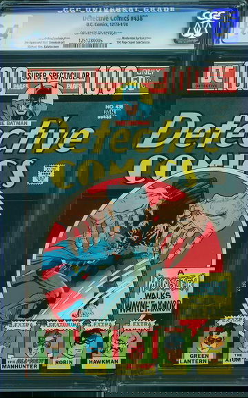 DETECTIVE COMICS #438, CGC 9.4 NM