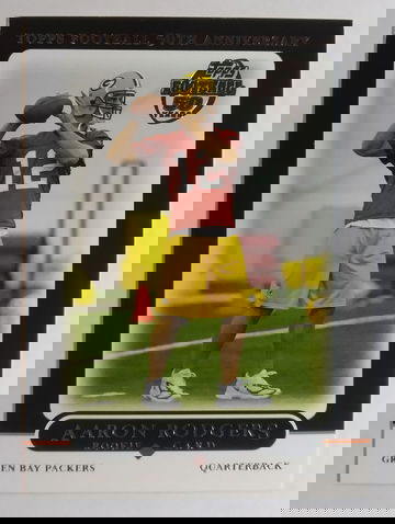 2005 Topps Aaron Rodgers Black Border SP Rookie Card #431