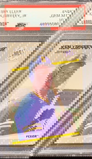 1989 Fleer Ken Griffey Jr PSA 10