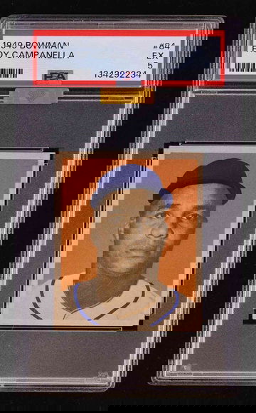 ROY CAMPANELLA 1949 Bowman #84 Rookie RC PSA 5 EX MBA Gold Diamond