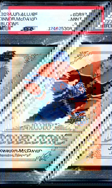 2024 Upper Deck Allure Doubloons Connor McDavid #DB97 PSA 9