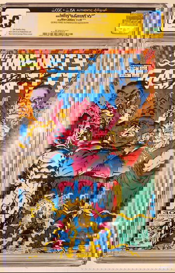 The Infinity Gauntlet #5 (CGC 9.8) JSA Authenication George Perez