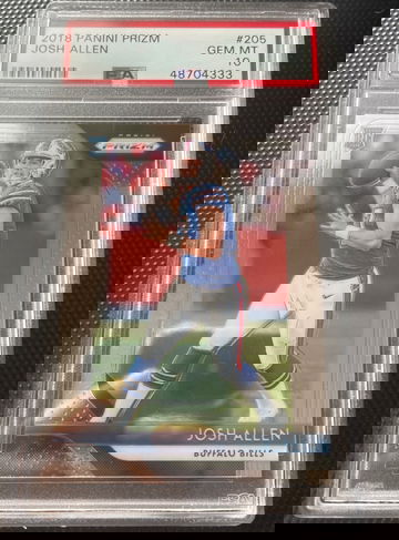 2018 prizm josh allen psa 10