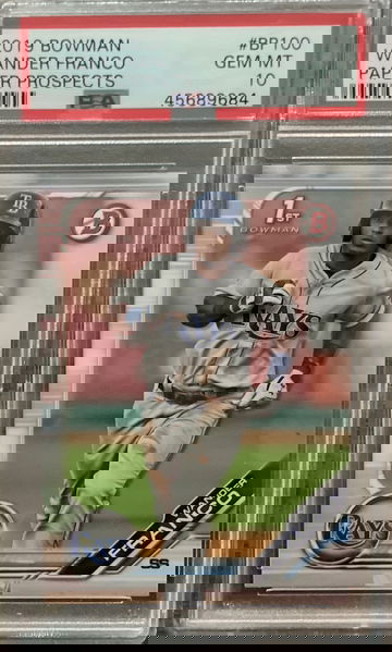 2020 Bowman Wander Franco Paper Prospects PSA 10 Gem-Mint 