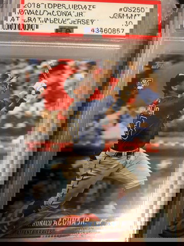 Ronald Acuna 2018 Topps Update PSA 10