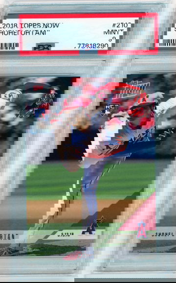 2018 Topps Now #210 Shohei Ohtani PSA 9 MINT!