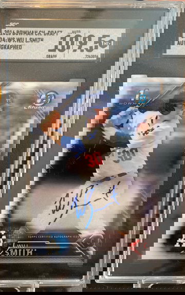 Will Smith 2016 Bowman Chrome Auto SGC 9.5/10
