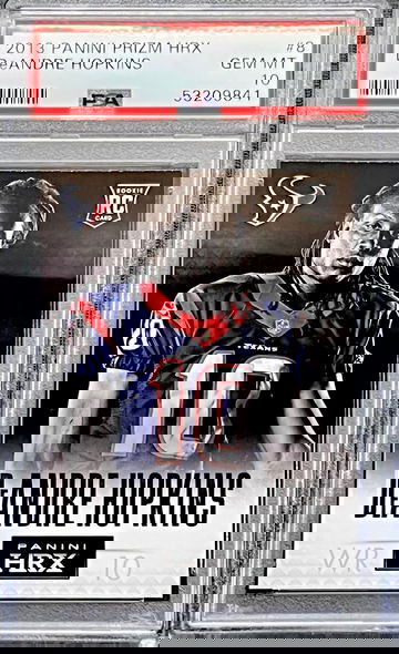 2013 DeAndre Hopkins Panini Prizm HRZ #8 PSA 10 GEM MT