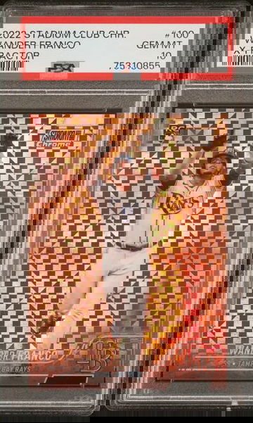 2022 STADIUM CLUB CHROME WANDER FRANCO X-FRACTOR PSA 10!