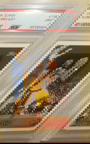 1996 Topps Kobe Bryant rookie card #138 PSA 9