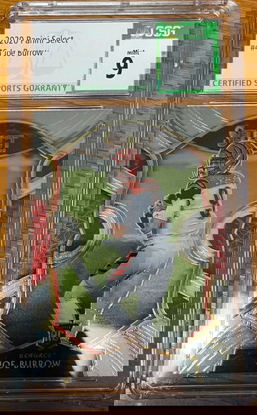 2020 Panini Select Concourse Joe Burrow RC #46 CSG 9 MINT