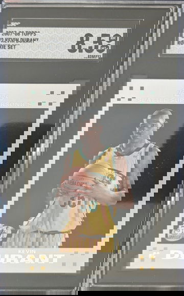 2007-2008 Topps Rookie Set #2 Kevin Durant SGC 8.5