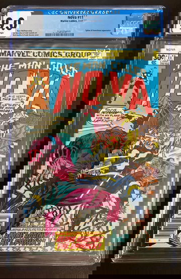 NOVA #11 CGC 9.0 White Pages Sphinx & Powerhouse Marvel 1977