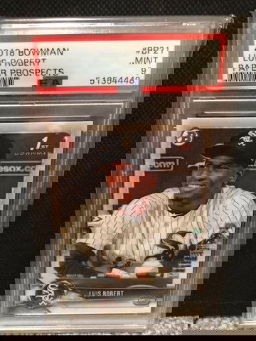 2018 Bowman Paper Luis Robert ( PSA Mint 9)