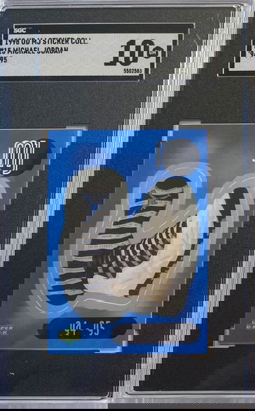 1998 Upper Deck Michael Jordan Sticker Collection MJ 10 Shoes 94-95 SGC 10 (POP 1)