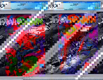 SPAWN #1-2 CGC 9.0-9.4 *TODD MCFARLANE STORIES COVERS & ART* FIRST PRINTS 1992