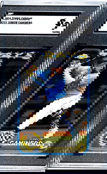2024 Topps Chrome Junior Caminero #213 RC SGC 9