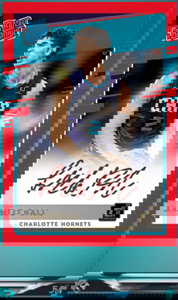 Donruss Rated Rookie Signatures Red LaMelo Ball 2020-2021