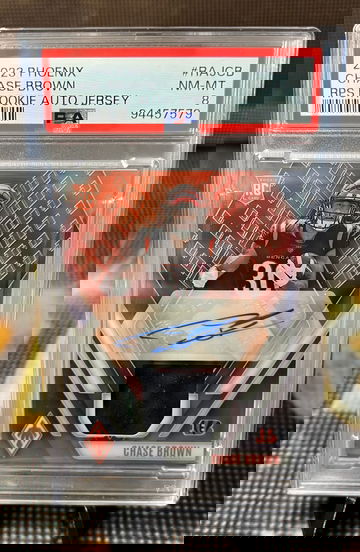 2023 Phoenix /299 #RAJCB Chase Brown RPA PSA 8