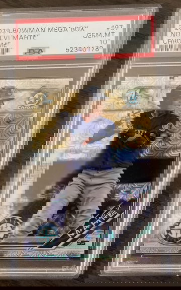 2019 Bowman Mega Noelvi Marte PSA 10 