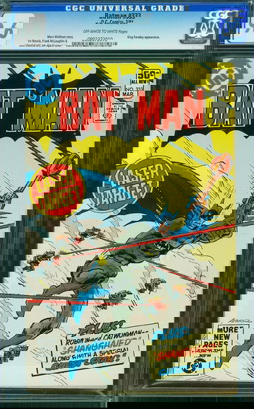 BATMAN #333, CGC 9.6 NM+