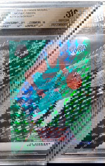 2019 Mosaic Green Silver Prizm Ja Morant RC BGS 10 PRISTINE