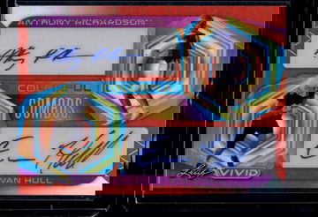 2023 Leaf Vivid Colorful Combos Anthony Richardson Evan Hull #CC-4 Dual Auto /8