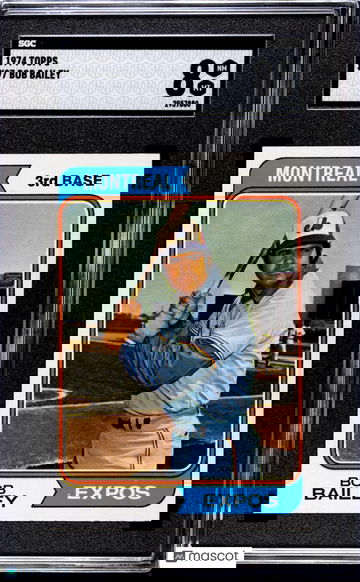 1974 Topps Bob Bailey #97 SGC 8