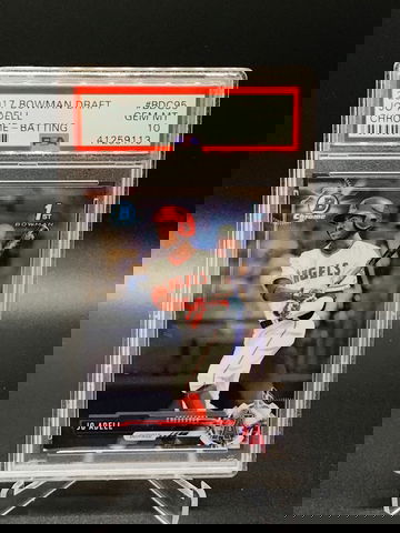 2017 Jo Adell 1st Bowman Chrome Draft Batting PSA 10