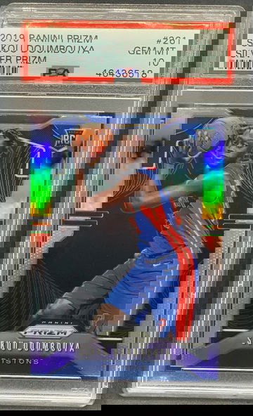 Sekou Doumbouya 2019 Panini Silver Prizm #261 Rookie PSA 10