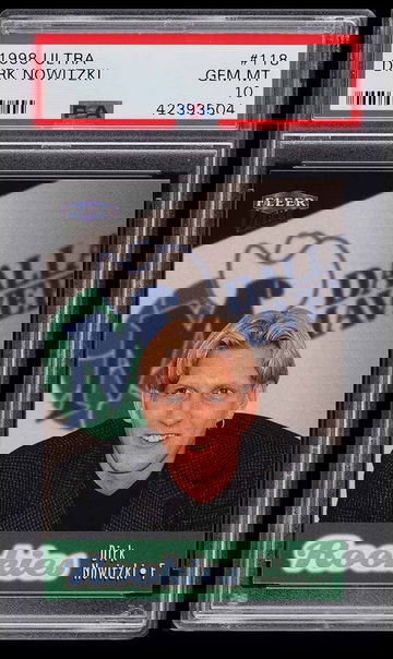 1998 Ultra Basketball Dirk Nowitzki ROOKIE RC #118 PSA 10 GEM MINT 