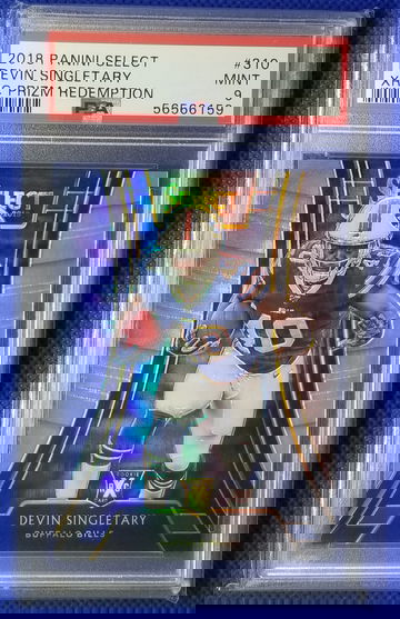 2018 Select XRC Devin Singletary Rookie PSA 9 Bills