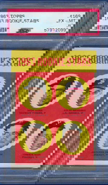 1963 Topps Gaylord Perry RC #169 *PSA 6* San Francisco Giants