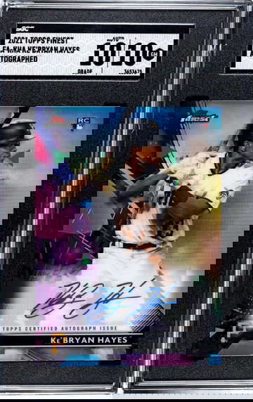 2021 Topps Finest Ke'bryan Hayes Rookie Auto