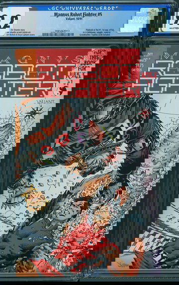 MAGNUS ROBOT FIGHTER (1991-96) #5 Valiant CGC NM-: 9.2