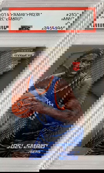 2014 Panini Prizm Joel Embiid PSA 9 Mint #253
