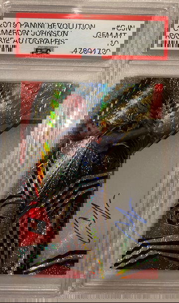 2019 Panini Revolution Autograph Cameron Johnson PSA 10 Gem-Mint