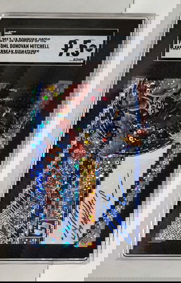 2017-18 Panini Optic Fastbreak Sigs Donovan Mitchell RC - SGC 9.5 MINT+ AUTO Rookie