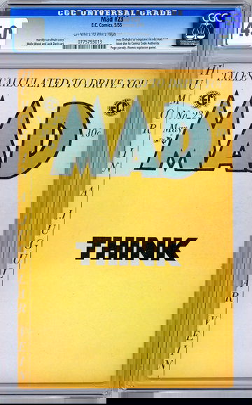 MAD #23 CGC 4.0 *FINAL PRE-COMICS CODE BAN ISSUE* MCCARTHYISM SOTI CENSURE 1955