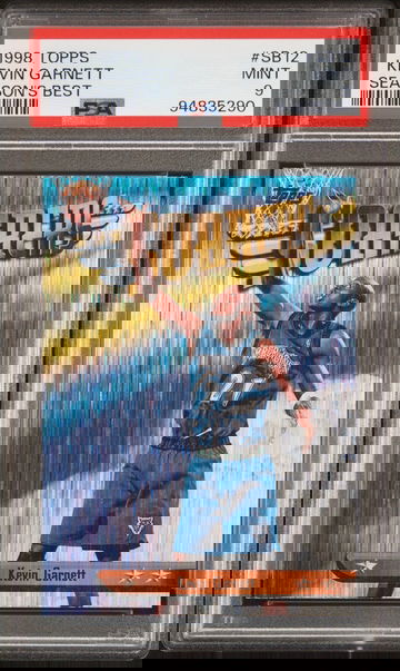 1998 BEST KEVIN GARNETT TOPPS SEASON'S SEASON'S BEST #SB12 PSA 9 BK.C1.23