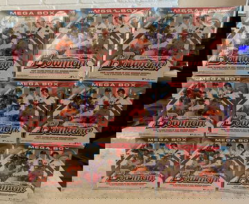 9 2021 Bowman Mega box baseball 