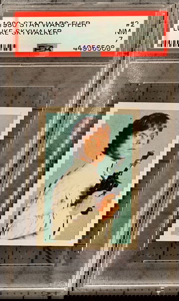 1980 Star Wars Fher Luke Skywalker PSA 7 NM