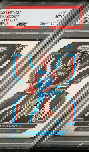 2021 Panini Prizm Silver Josh Giddey PSA 9