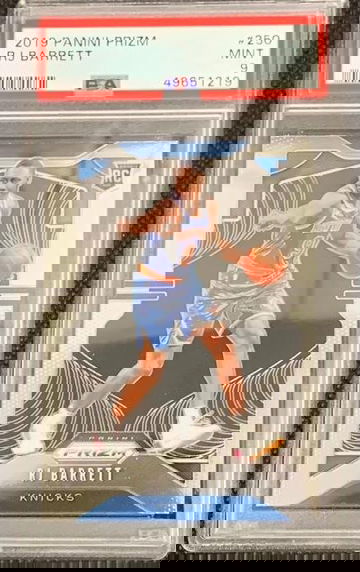 2019 Panini Prizm RJ Barrett Rookie PSA 9 Knicks 