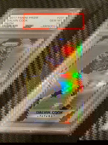 Dalvin Cook Silver Prizm PSA 10