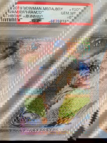 Wander Franco psa 10 mega box refractor 