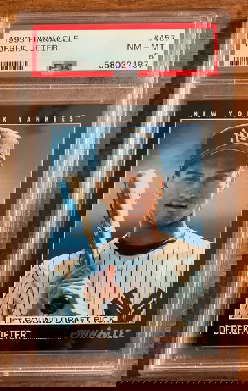 1993 Pinnacle Derek Jeter PSA 8